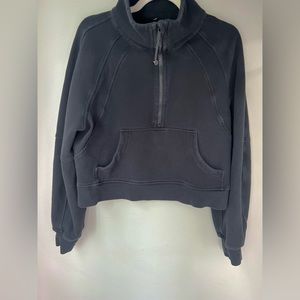 Lululemon funnel neck half zip scuba